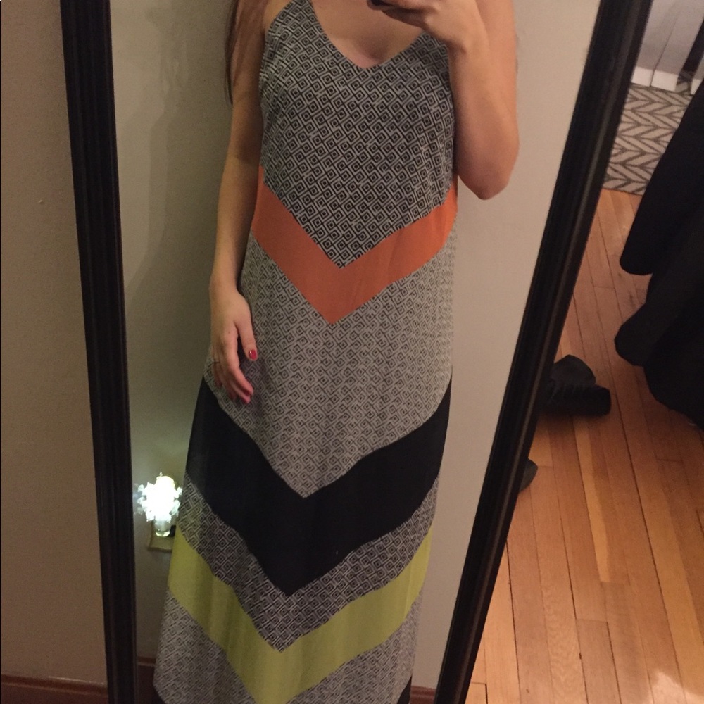 Chevron Maxi Dress